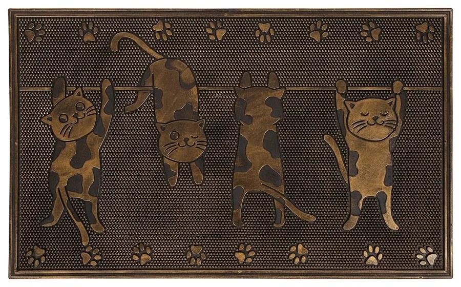 Rohožka Zavesené mačky, 45 x 75 cm