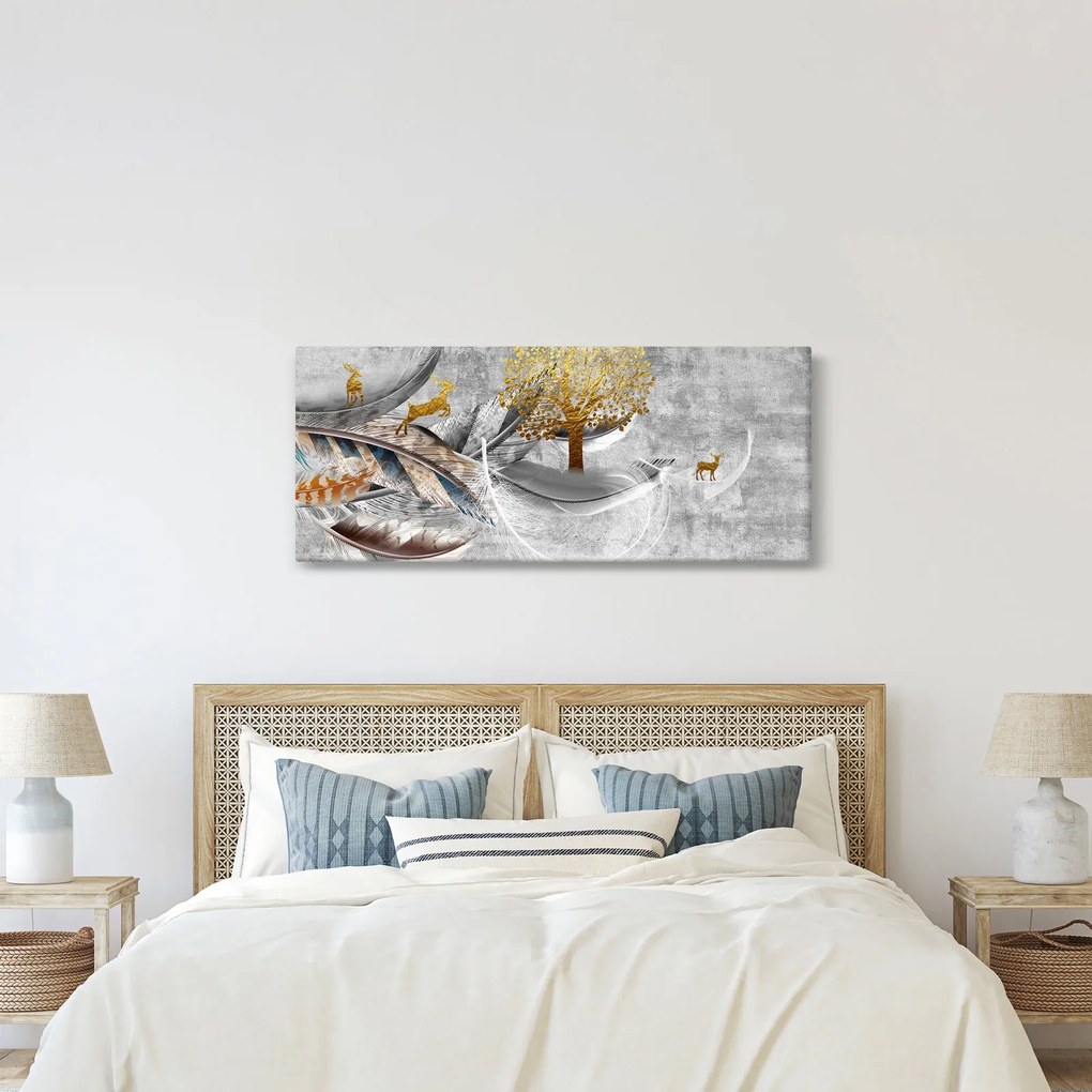 Obraz - Koláž (120x50 cm)