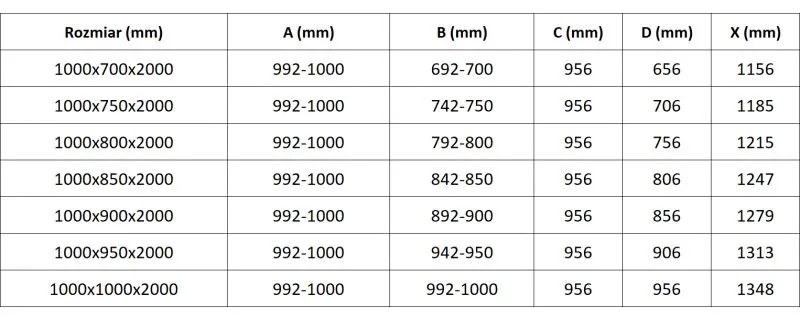 Mexen Lunar-B Duo výklopný sprchový kút 100 x 100 cm, číre sklo, brúsená oceľ, 832-100L-100P-97-00