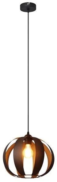 Luster na lanku NEWTON 1xE27/15W/230V čierna