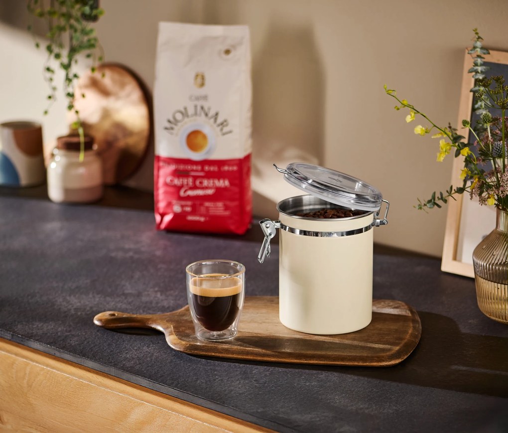 Dóza na zachovanie arómy, svetlobéžová