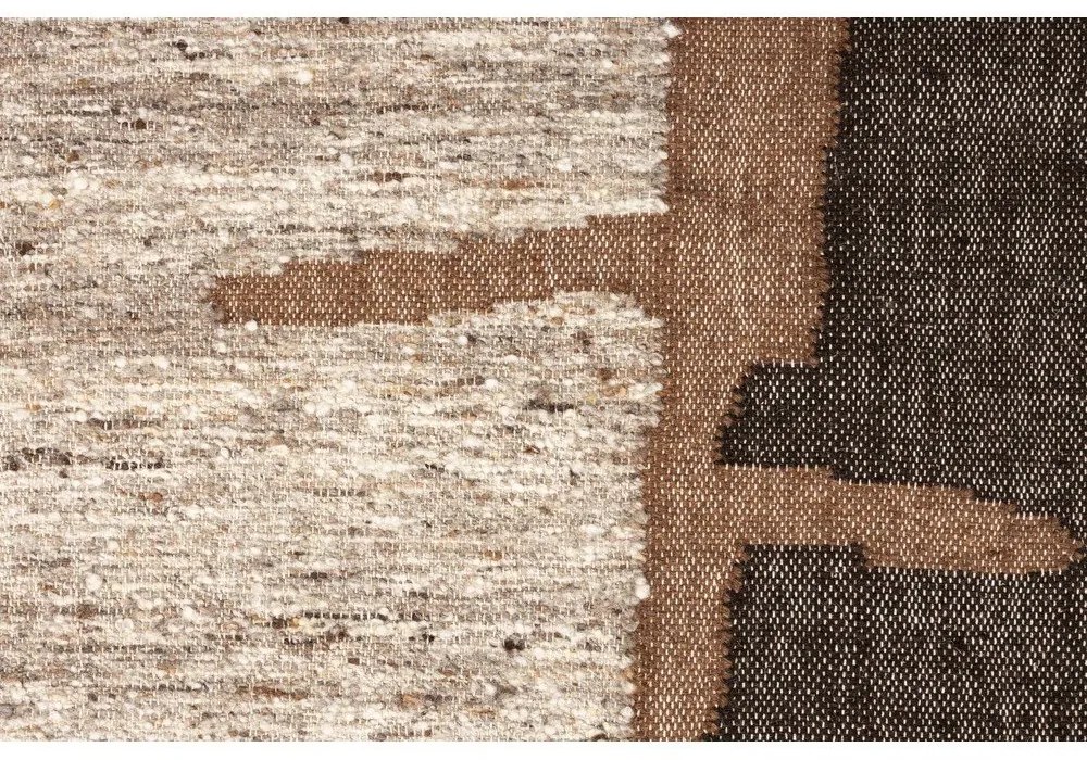 Hnedý vlnený koberec 160x230 cm Briton – Dutchbone