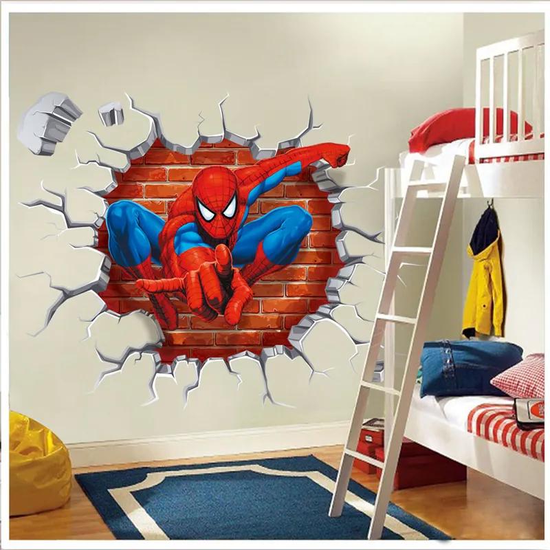Veselá Stena Samolepka na stenu na stenu Spiderman zo steny