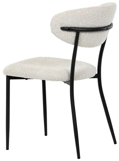 Autronic BONTEC Jedálenská stolička, béžová, látka bouclé, CT-W1021 CRM2 Farba: Šedá