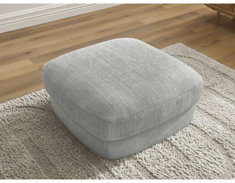 Svetlosivá ženilková podnožka Leonore – Bobochic Paris