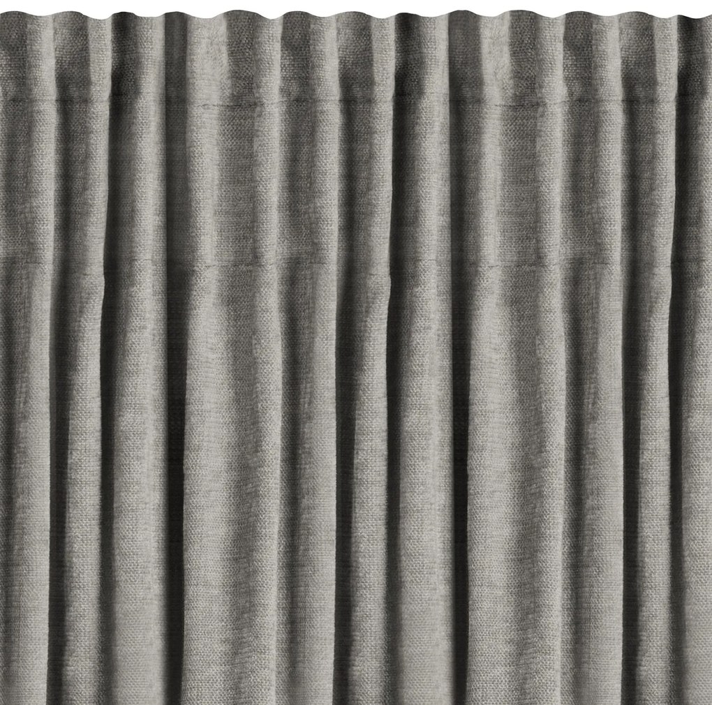 ZÁVES NA PÁSKE VANI 140X270 CM SIVÁ