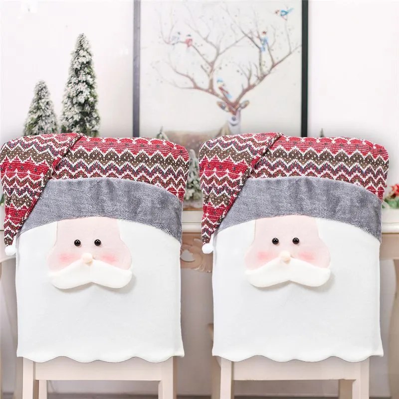 Tutumi Tutumi, poťah na operadlo stoličky Santa Claus YX22020 4 ks, CHR-00689