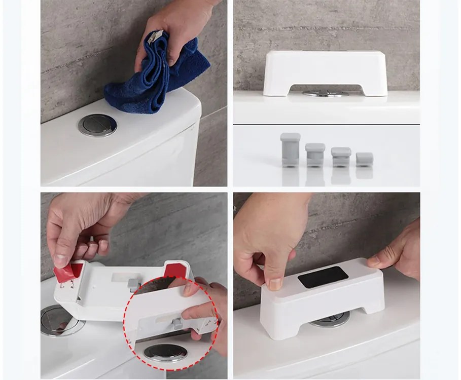 Moderné bezdotykové splachovanie WC s automatickým senzorom pohybu - VERK 27030