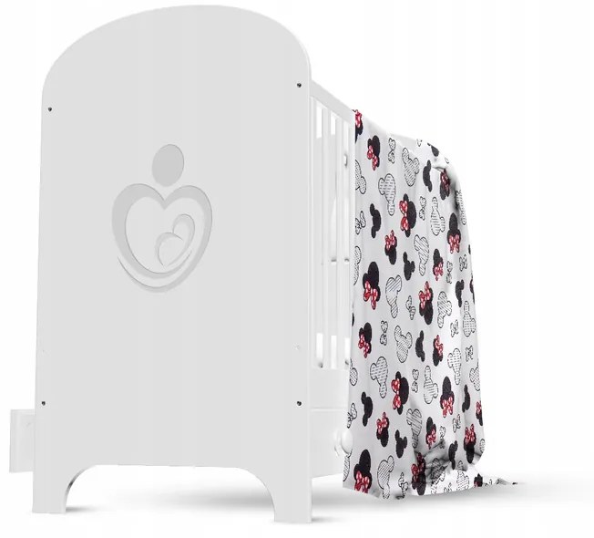 Detské bavlnené obliečky do postieľky 135x100 cm BABYMAM PREMIUM - Myška Minnie