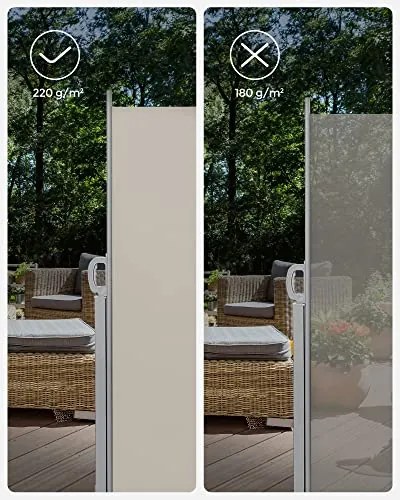 Bočná markíza 180 x 350 cm SONGMICS GSA185T02