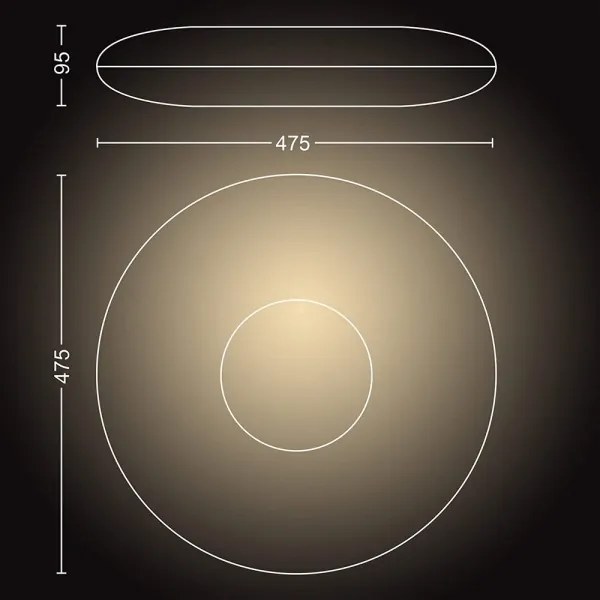 Philips 40967/30/P6 - LED Stmievateľné svietidlo Hue CHER LED/33,5W/230V + DO