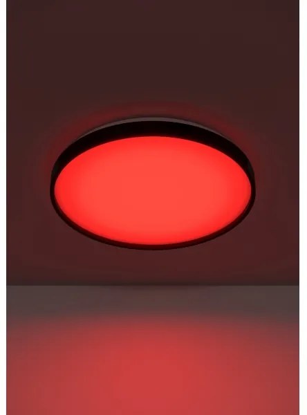 Eglo 300692-LED RGBW stropné svietidlo MOZONCILLO-Z LED/28,3W/230V čierna + diaľkové ovládanie