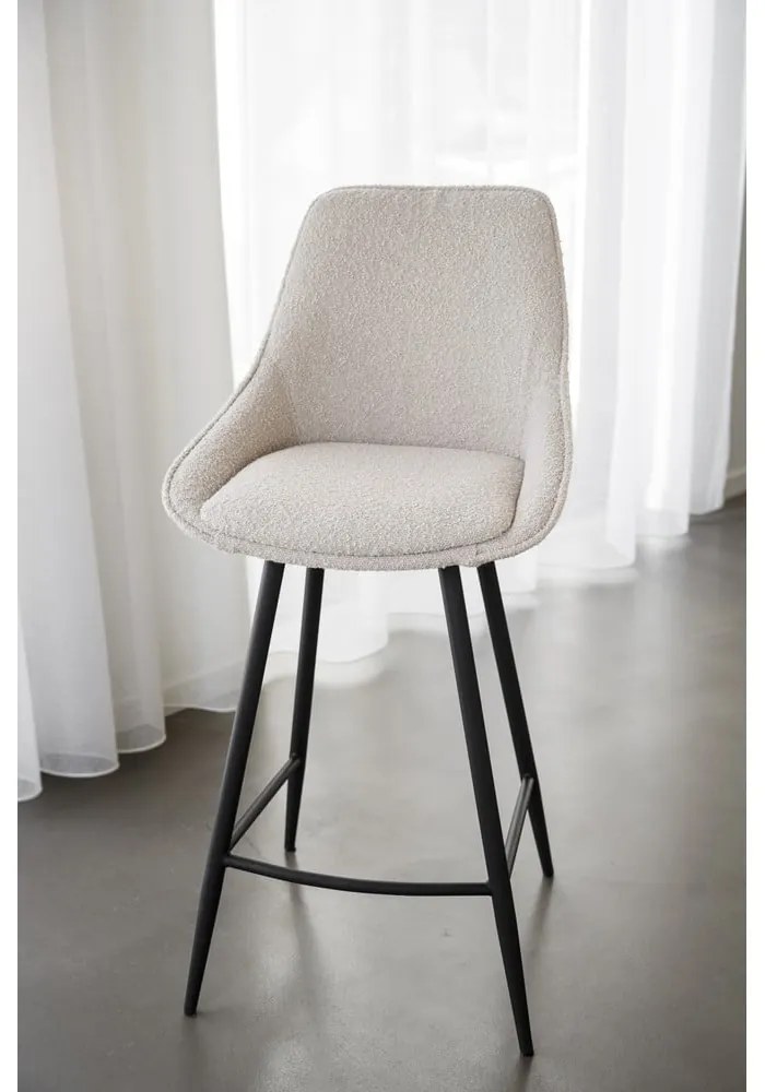 Béžové barové stoličky v súprave 2 ks (výška sedadla 67 cm) Sierra – Rowico