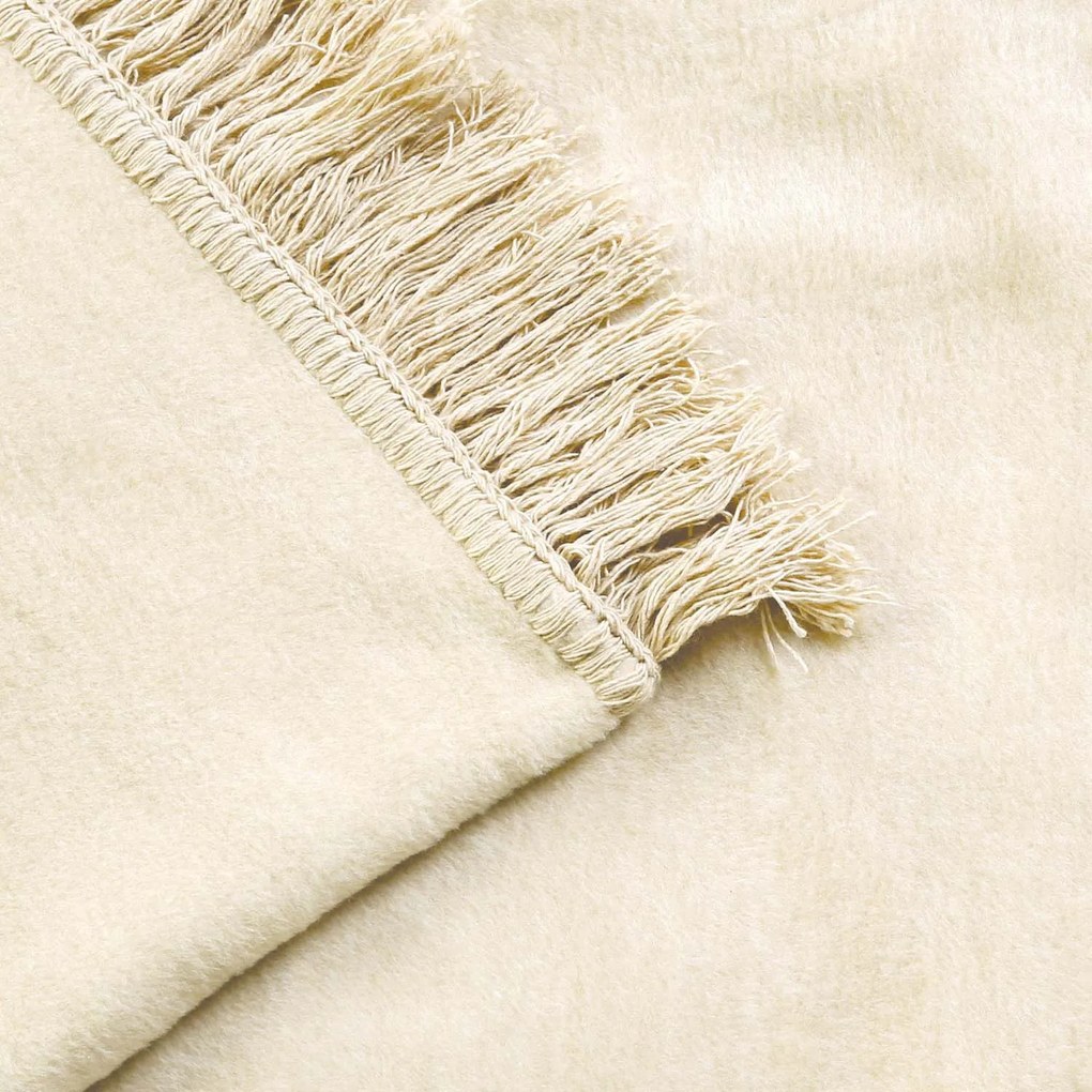 BAVLNENÁ DEKA COTTON CLOUD 150X200 CM KRÉMOVÁ