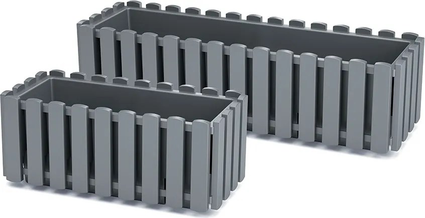 Truhlík DOREEN sivý kameň