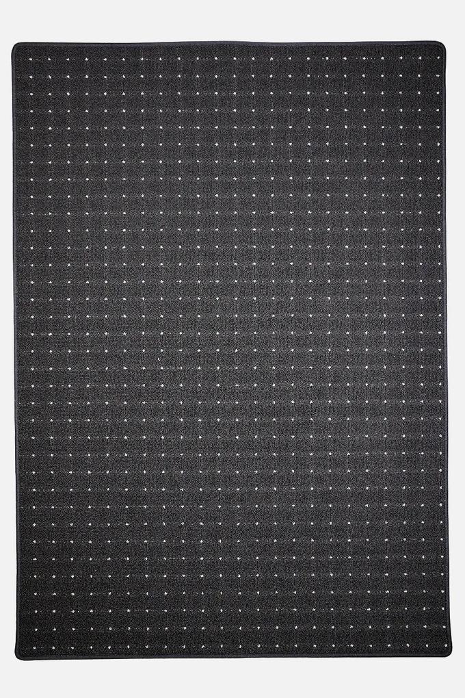 Condor Carpets Kusový koberec Udinese antracit - 57x120 cm