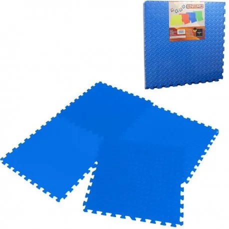 5485 EVA Penové puzzle na zem 60x60 - 4ks Modrá