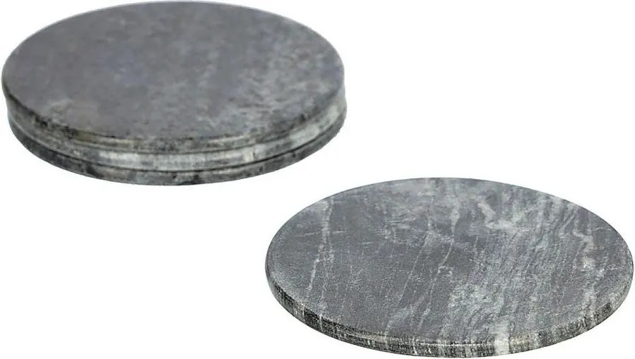 Sivé mramorové tácky v súprave 4 ks Tresa – Kave Home