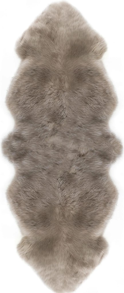 XXXLutz OVČIA KOŽUŠINA, 60/180 cm, strieborná Linea Natura - Koberce - 003580010252