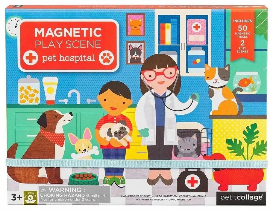Petit Collage Magnetická tabuľka veterinárna klinika