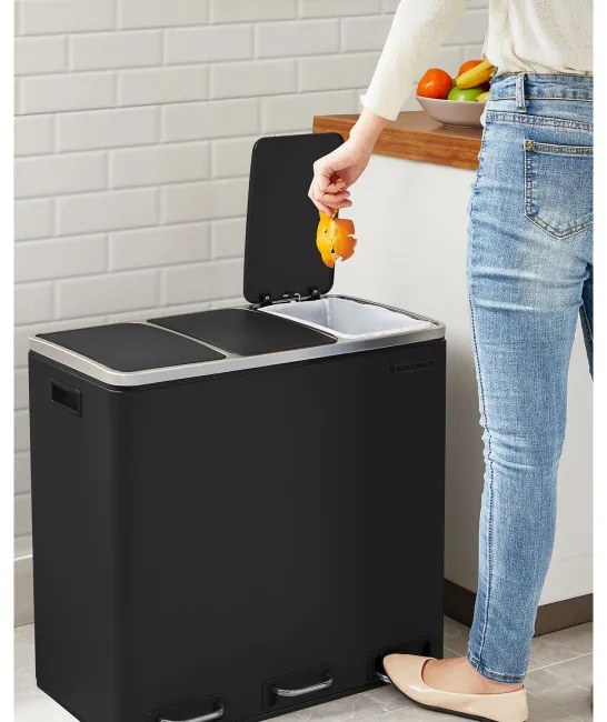 Recyklačný odpadkový kôš LTB54BK