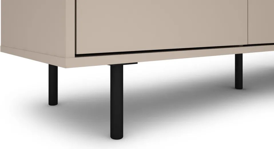 Široká TV skrinka Flax, 200 cm, béžový kašmír