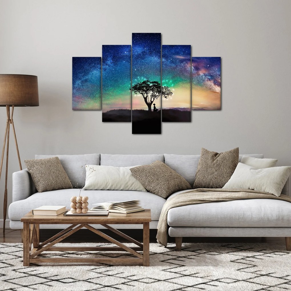 Obraz - Odpočinok pod hviezdami (150x105 cm)