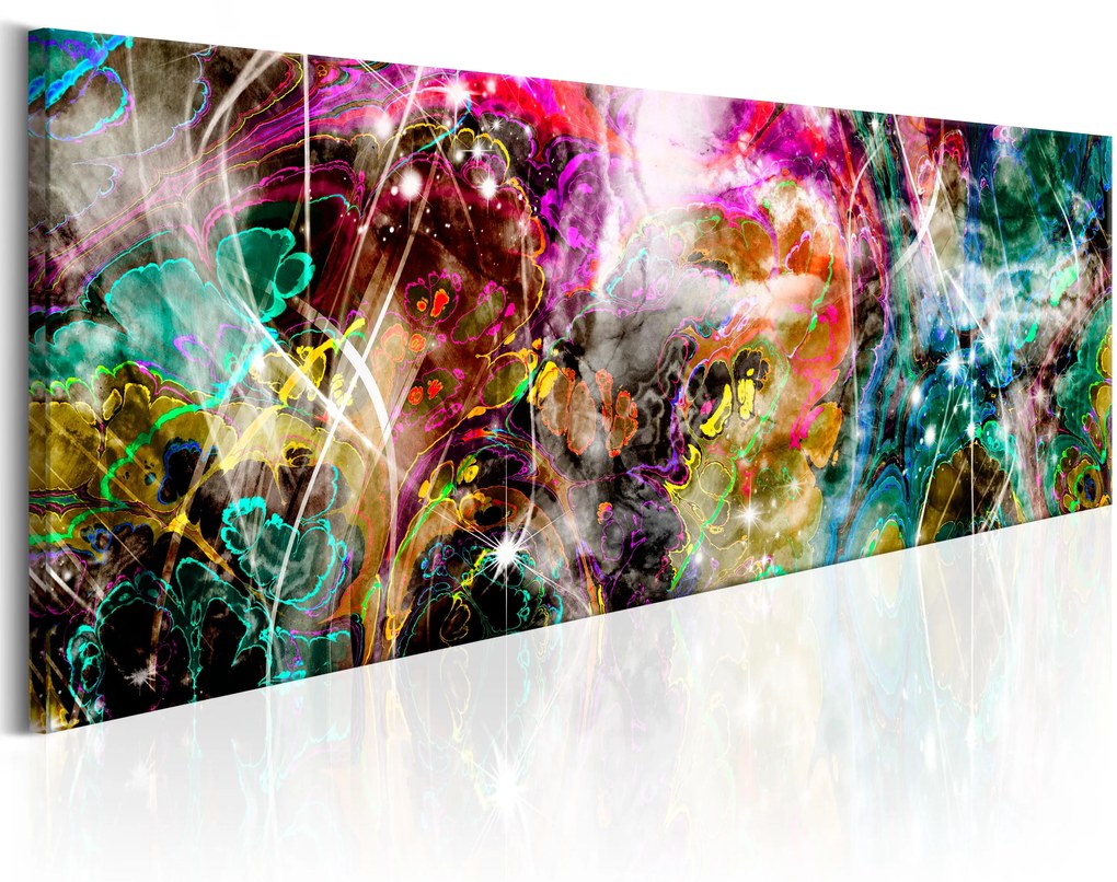 Artgeist Obraz - Magical Kaleidoscope Veľkosť: 135x45, Verzia: Na talianskom plátne