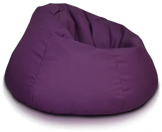 INTERMEDIC SK - Sedací vak MAXI 140x70 cm z polyesteru | rodinný vak, veľké kreslo, 570 l Farba: NC05 - Fialová (Polyester)