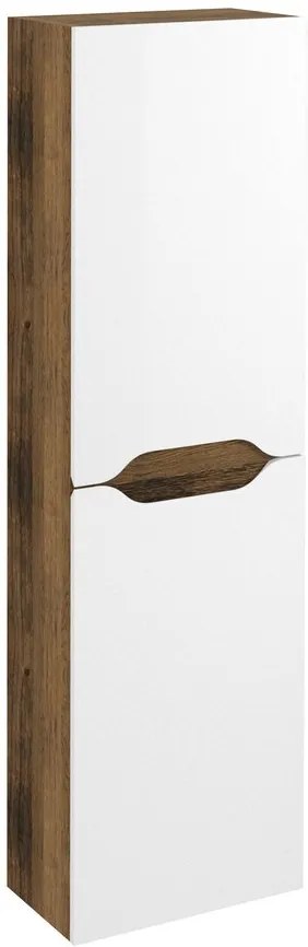 Sapho Sapho, WAVE skrinka vysoká 40x140x20cm, ľavá/pravá, biela/dub collingwood, WA250-3019
