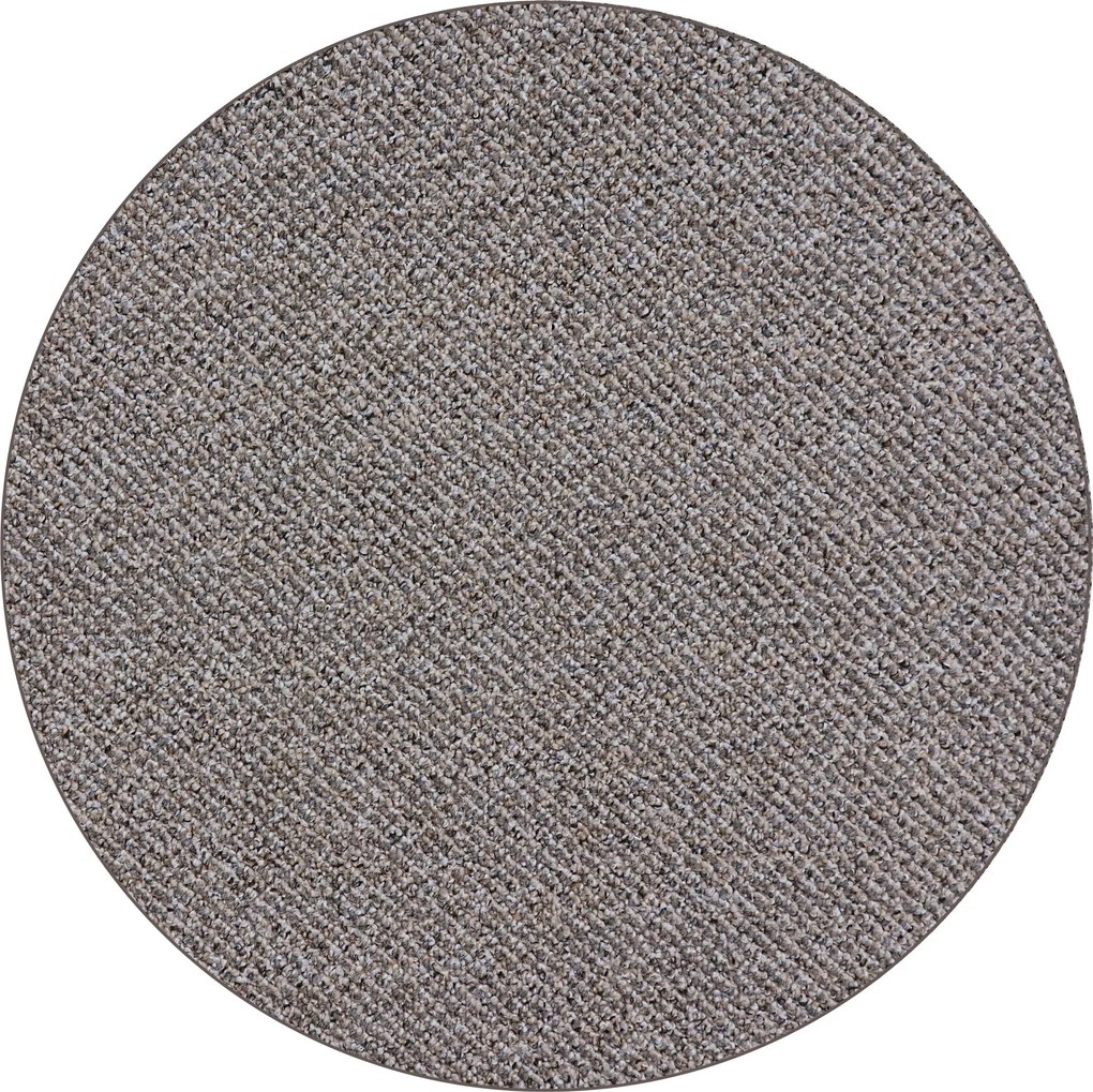 AladinWorld Expres, Kusový koberec Bohemia béžový kruh, 200x200 (priemer) kruh, béžová, kancelária
