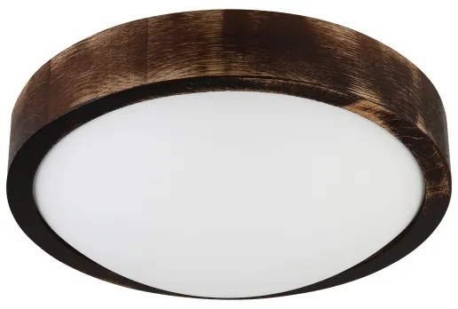 Brilagi - Stropné svietidlo CARVALHO SLIM SMOKEY 1xE27/60W/230V, dubové, priemer 27,5 cm