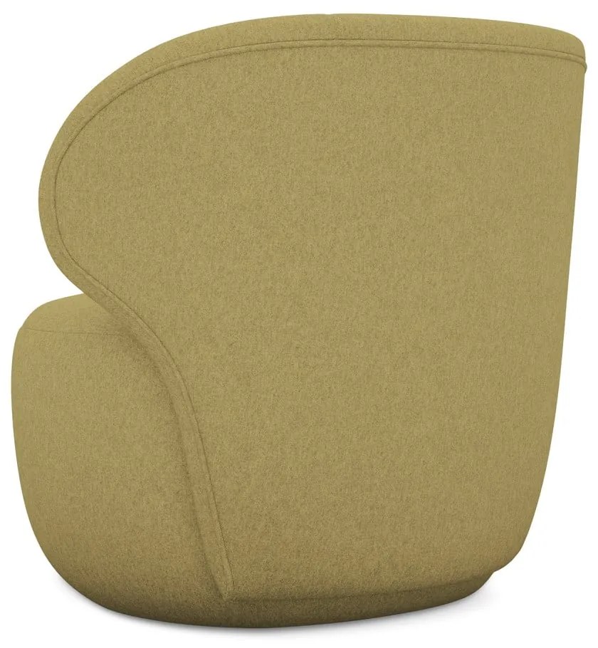 Kreslo v horčicovej farbe Kama – Makamii