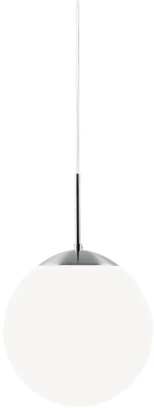 NORDLUX Moderné okrúhle závesné svetlo CAFE, 1xE27, 15W, 20cm, biele