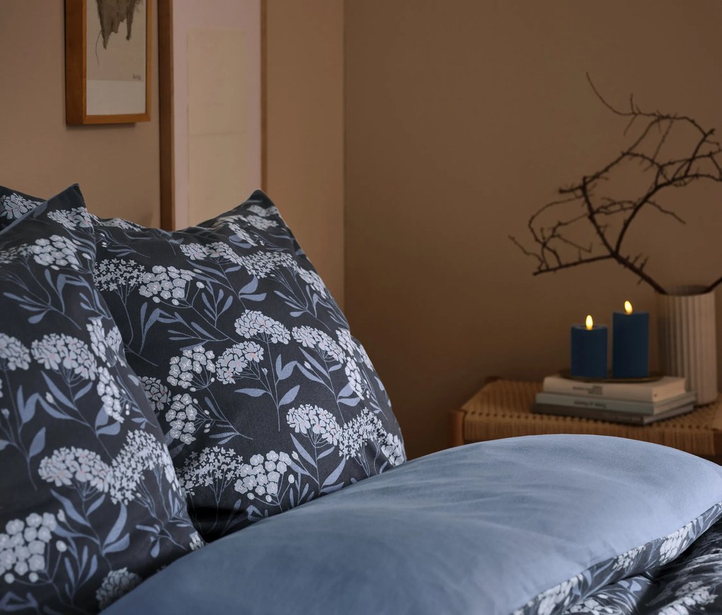 LED sviečky z pravého vosku, modré