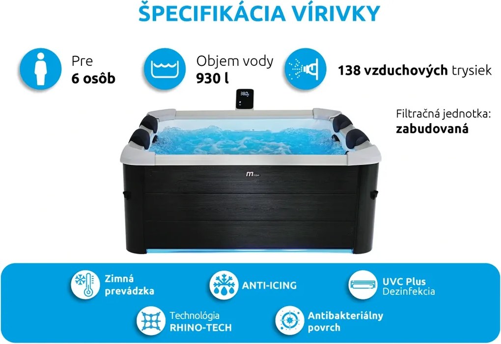 Mspa | Vírivý bazén MSPA Oslo F-OS063W | 11400302