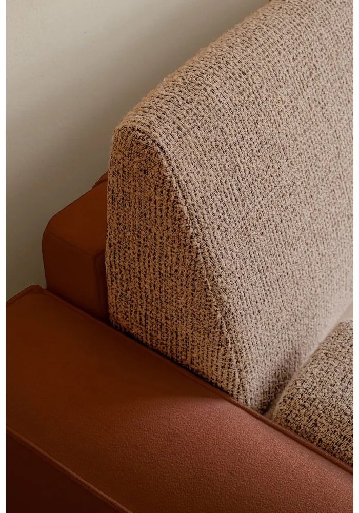 Rozkladacia pohovka v tehlovej farbe 237 cm Wilson – Miuform