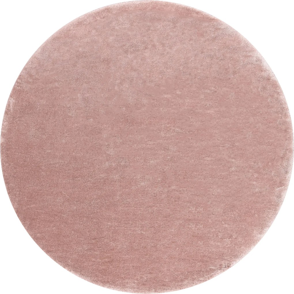 Kusový koberec Visco Rabbit Pink 8 kruh, 160x160 (priemer) kruh, ružová, detská izba, Dywany Łuszczów
