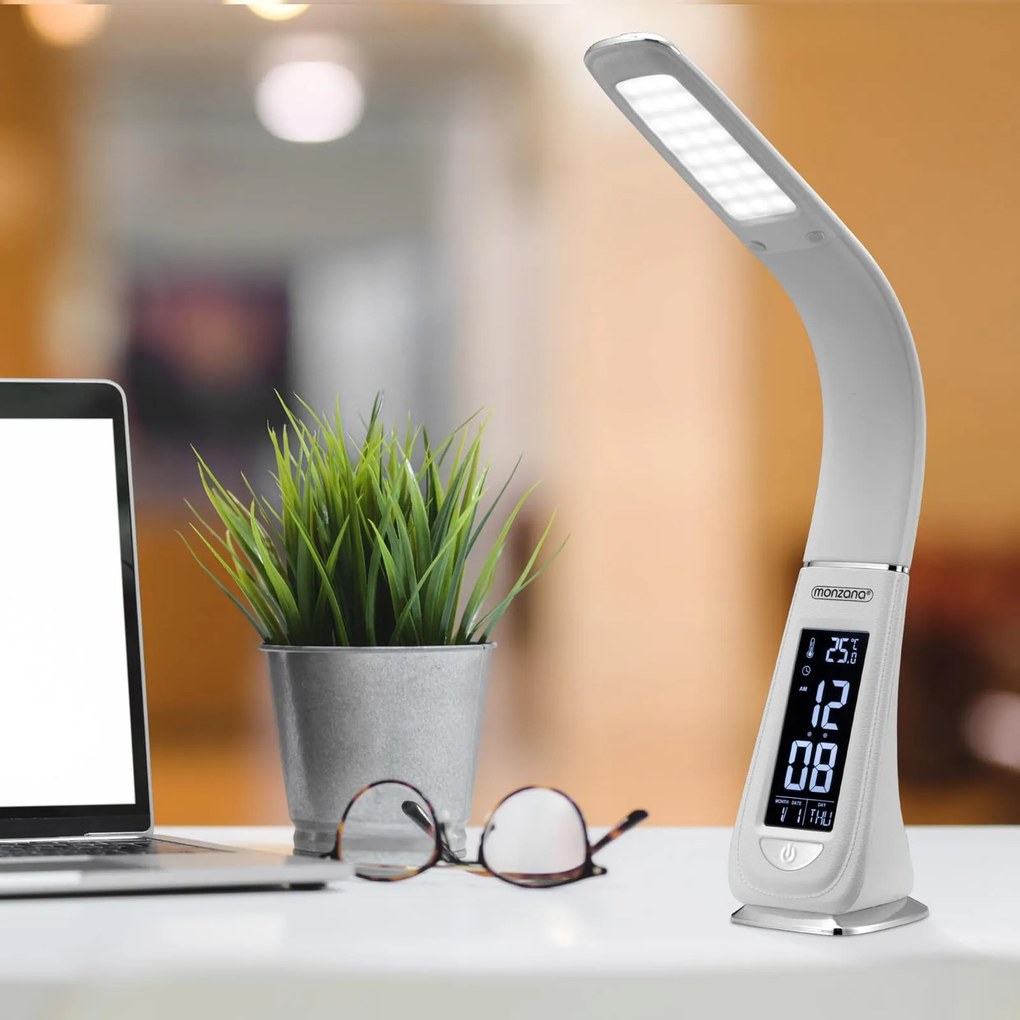 Monzana Stolová LED lampa biela