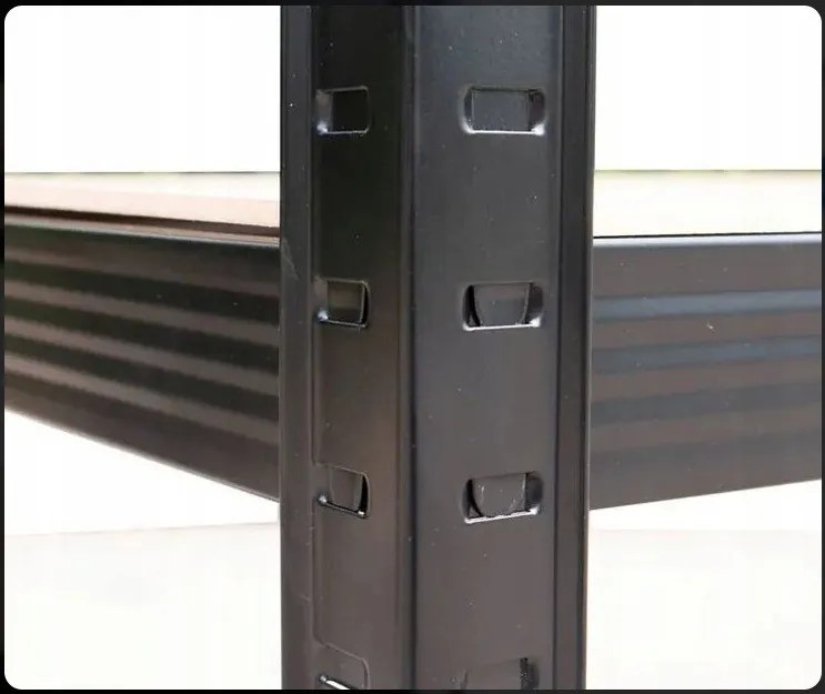 Ekspand Regál čierny 180x90x40cm