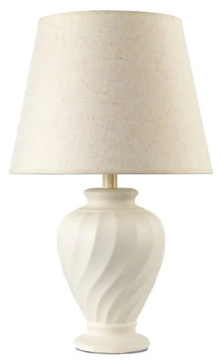 ONLI - Stolná lampa VORTICE 1xE27/22W/230V 64 cm krémová