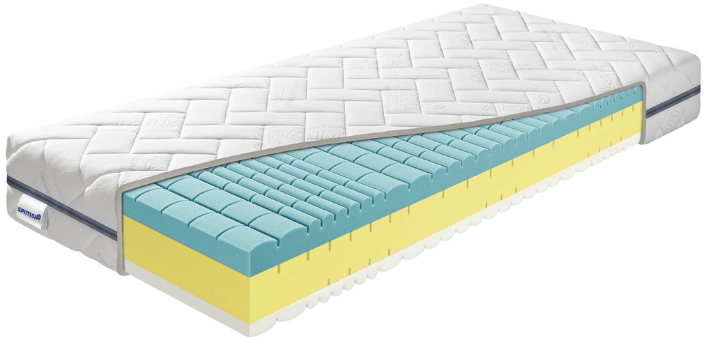 Penový matrac Spimsi Antibakteriálne 190x80 (T4/T3). Vlastná spoľahlivá doprava až k Vám domov. 1047588