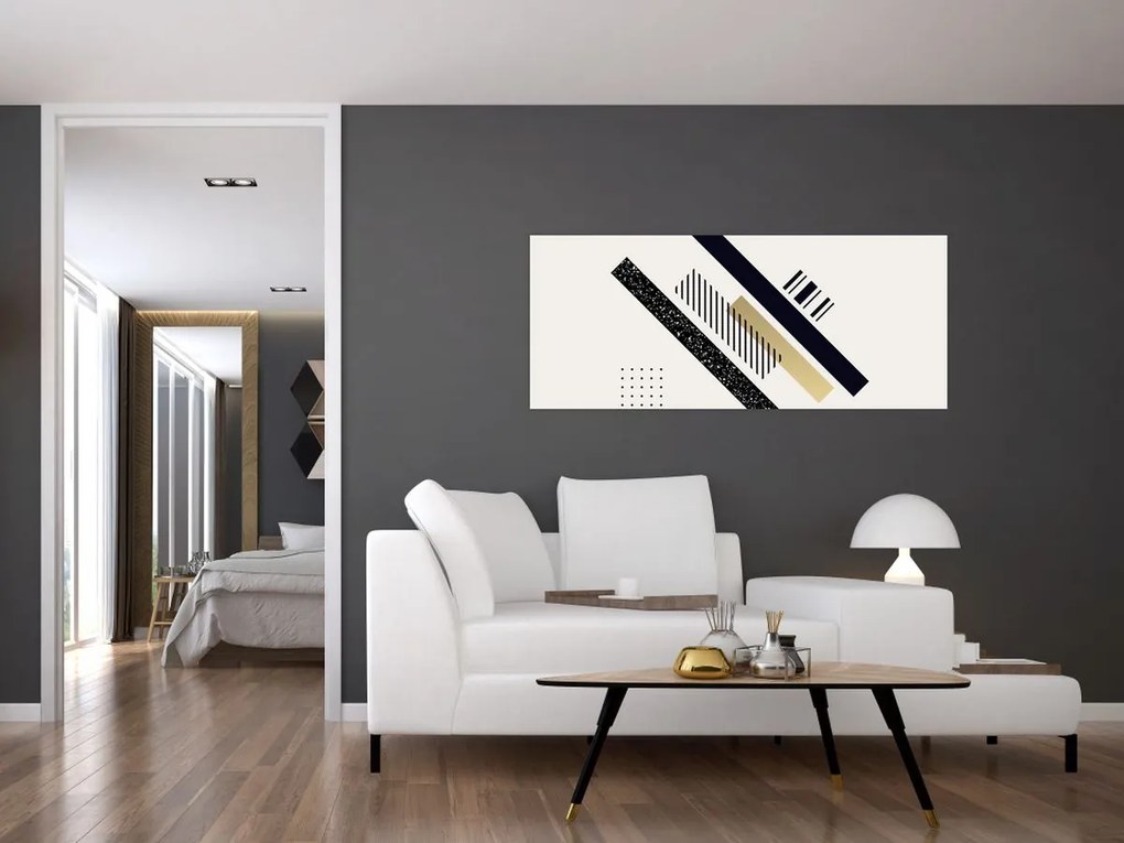 Obraz - Geometrické tvary N⁰5 (120x50 cm)