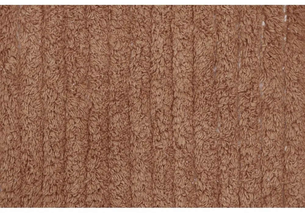 Bavlnený behúň v béžovo-tehlovej farbe 80x230 cm Duetto Toffee – Lorena Canals