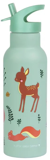 Nerezová fľaša na pitie lesní priatelia XL