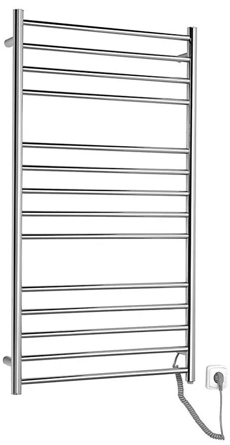 Sapho - Elektrický sušiak na uteráky REDONDO 130W/230V 63x116 cm lesklý chróm