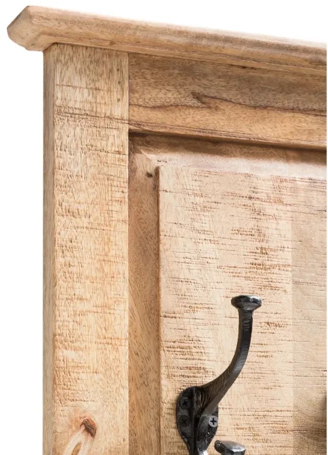 furniture-nabytek.cz - Masívny šatný panel Caribou z mangového dreva, lakovaný, prírodná farba