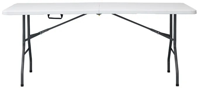 Autronic BONTEC Záhradný stôl, kov, plast, biela, AZ-K1002 WT Farba: Biela