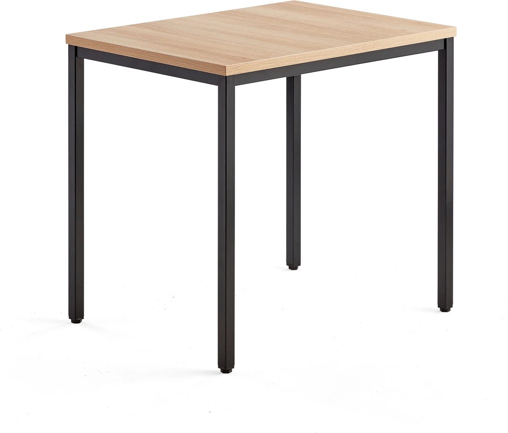 Stolík Modulus, 800x600 mm, čierna, dub