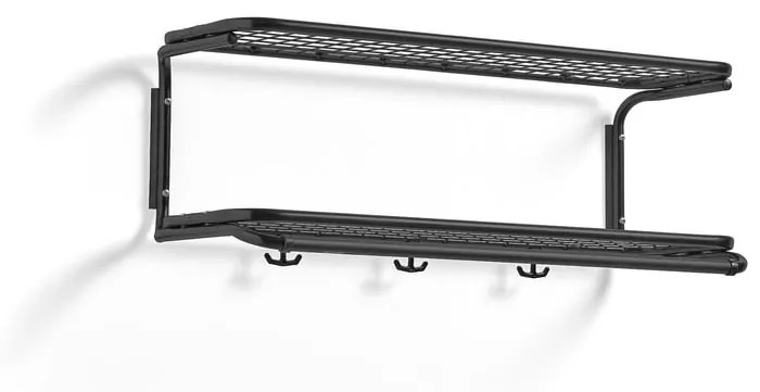 Nástenný vešiak na kabáty CLASSIC, čierny